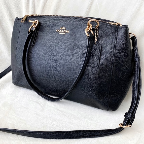 Coach Handbags - Coach | Black Small Christie Satchel Crossbody